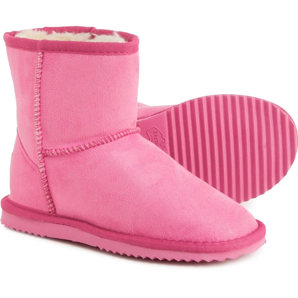 *NEW* EMU RIDGE Australia Kirby Mini Pink Pull On Boots Girls Toddler Size 12